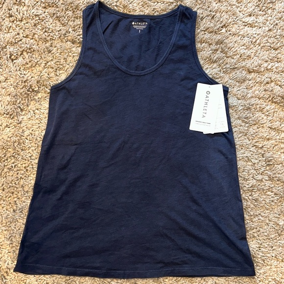 Athleta Tops - Athleta NWT size small Organic Daily tank in navy